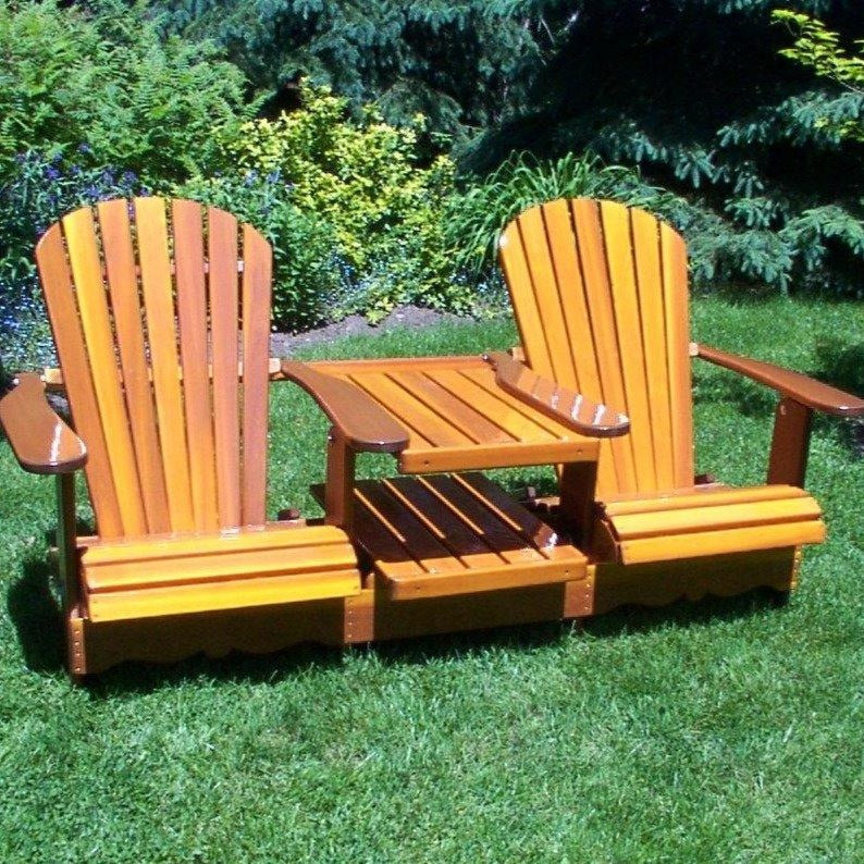 All Things Cedar Double Muskoka Chair