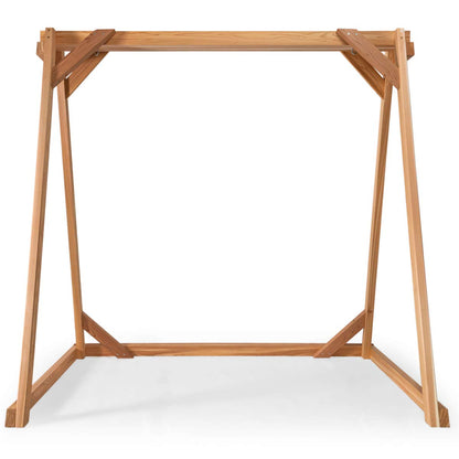 All Things Cedar 6-Ft Cedar Garden A-Frame & Porch Swing Set – AF72-S