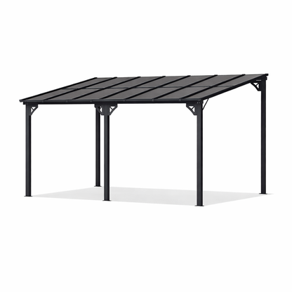 14 Ft. W X 10 Ft. D Aluminum Pergola with Canopy