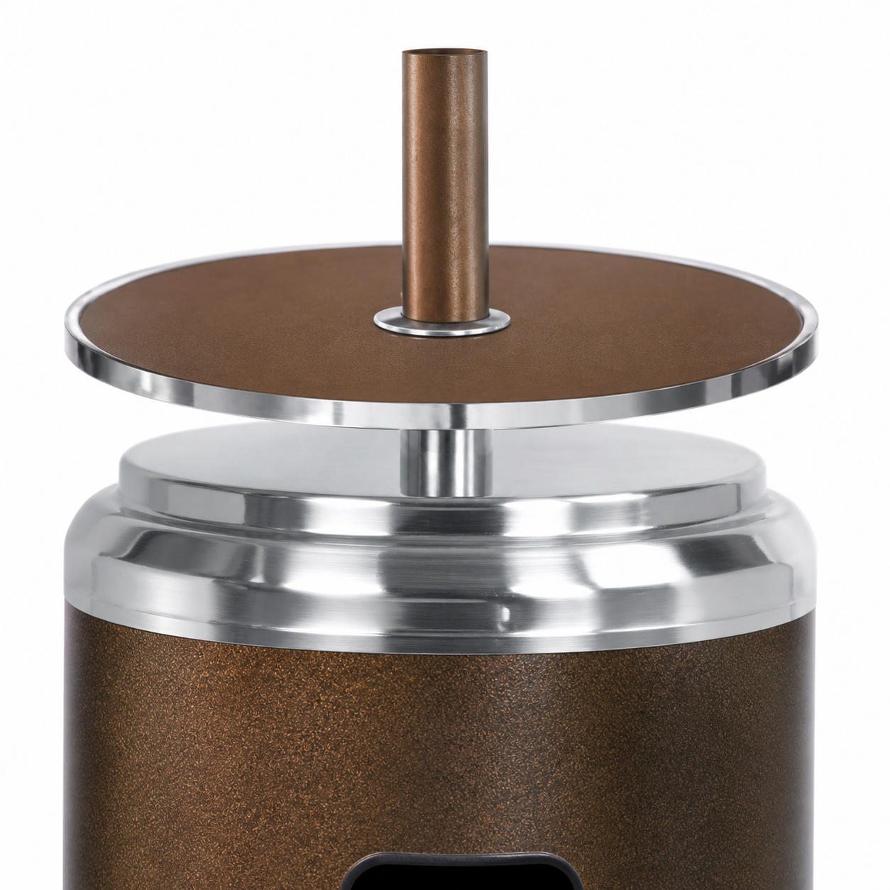 48,000 BTU Stainless Steel/Hammered Bronze Propane Patio Heater