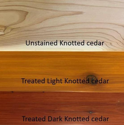All Things Cedar Wooden Royal Social Set for 4