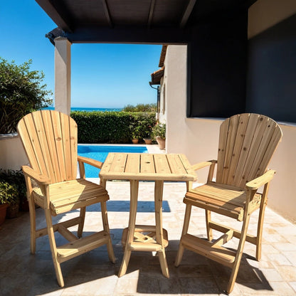 All Things Cedar Woodland Bar Height Bistro Chair
