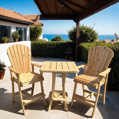 All Things Cedar Woodland Bar Height Bistro Chair