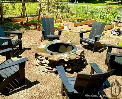Ohio Flame Heavy Gauge Round Fire Ring / Fire Pit Insert