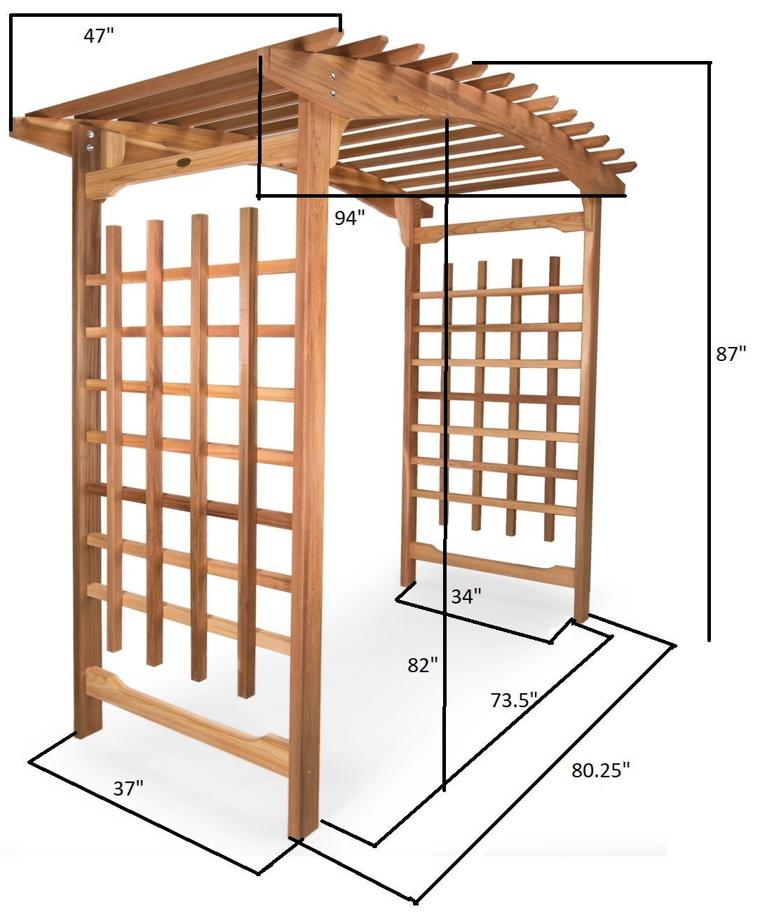 All Things Cedar Pagoda Wedding Arbor