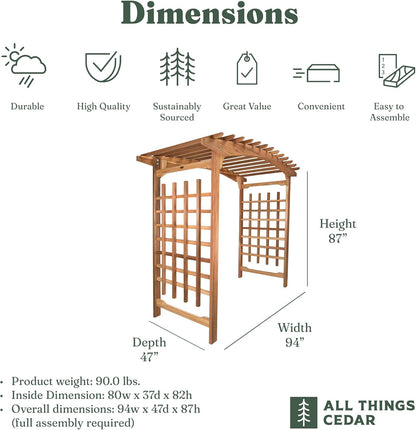 All Things Cedar Pagoda Wedding Arbor