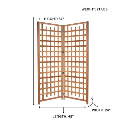 All Things Cedar Cedar Twin Planter Boxes & Trellis Privacy Screen Set PL30-Twin