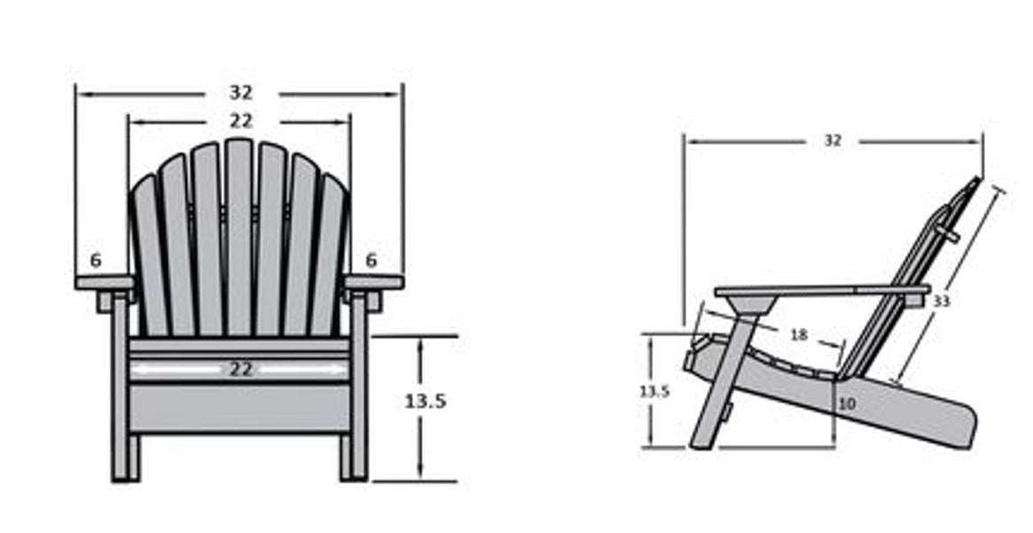All Things Cedar Double Muskoka Chair