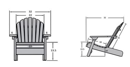 All Things Cedar Double Muskoka Chair