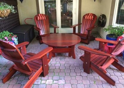 All Things Cedar Wooden Royal Social Set for 4