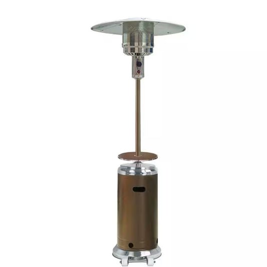 48,000 BTU Stainless Steel/Hammered Bronze Propane Patio Heater